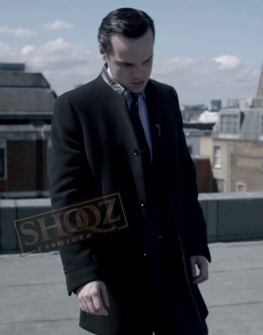 Sherlock Andrew Scott Black Coat